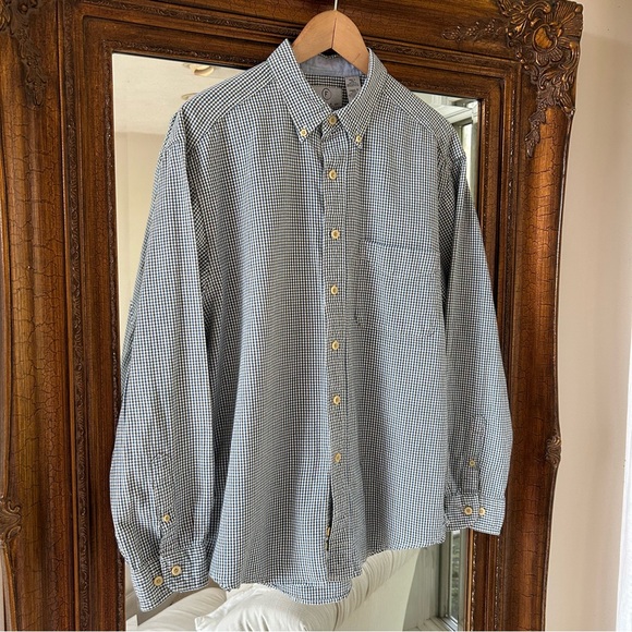 Farah Other - FARAH Men's Collared Shirt L Button Up, Long Sleeve Casual Cotton Plaid w/Pocket